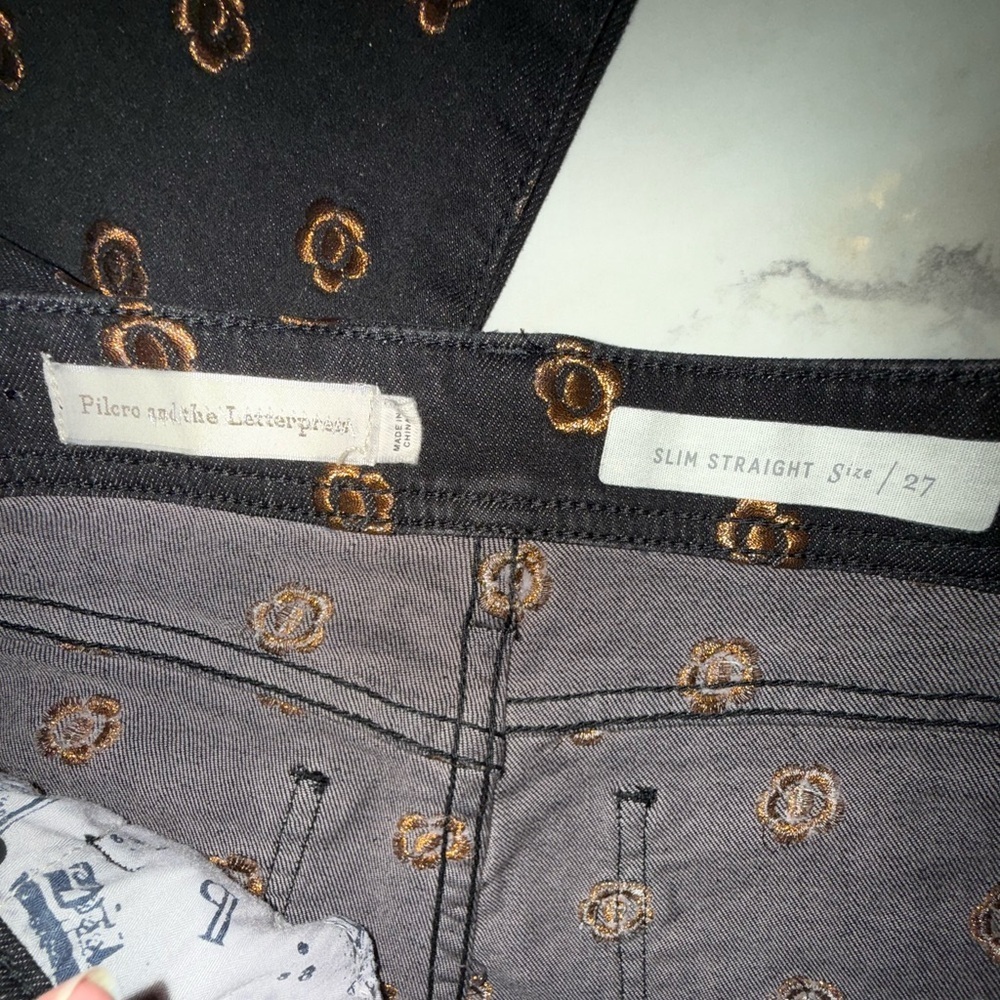 Anthropologie Pilcro and the Letterpress Slim Straight Jeans – Size 27 - Picture 9 of 10